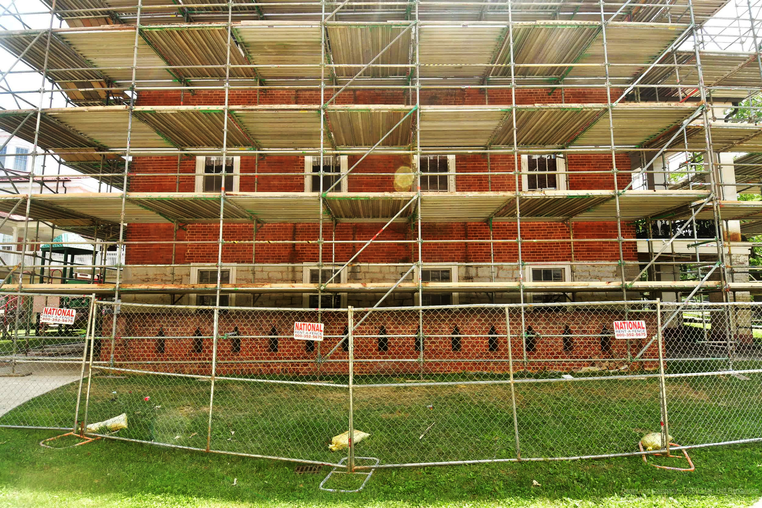 8/10/2021 - Beginning construction on the Main Hall